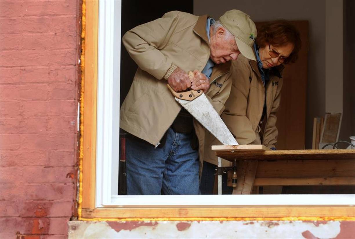 “Mi vida después de la Casa Blanca ha sido la más gratificante para mí”, admitió Carter en una rueda de prensa en agosto de 2015.