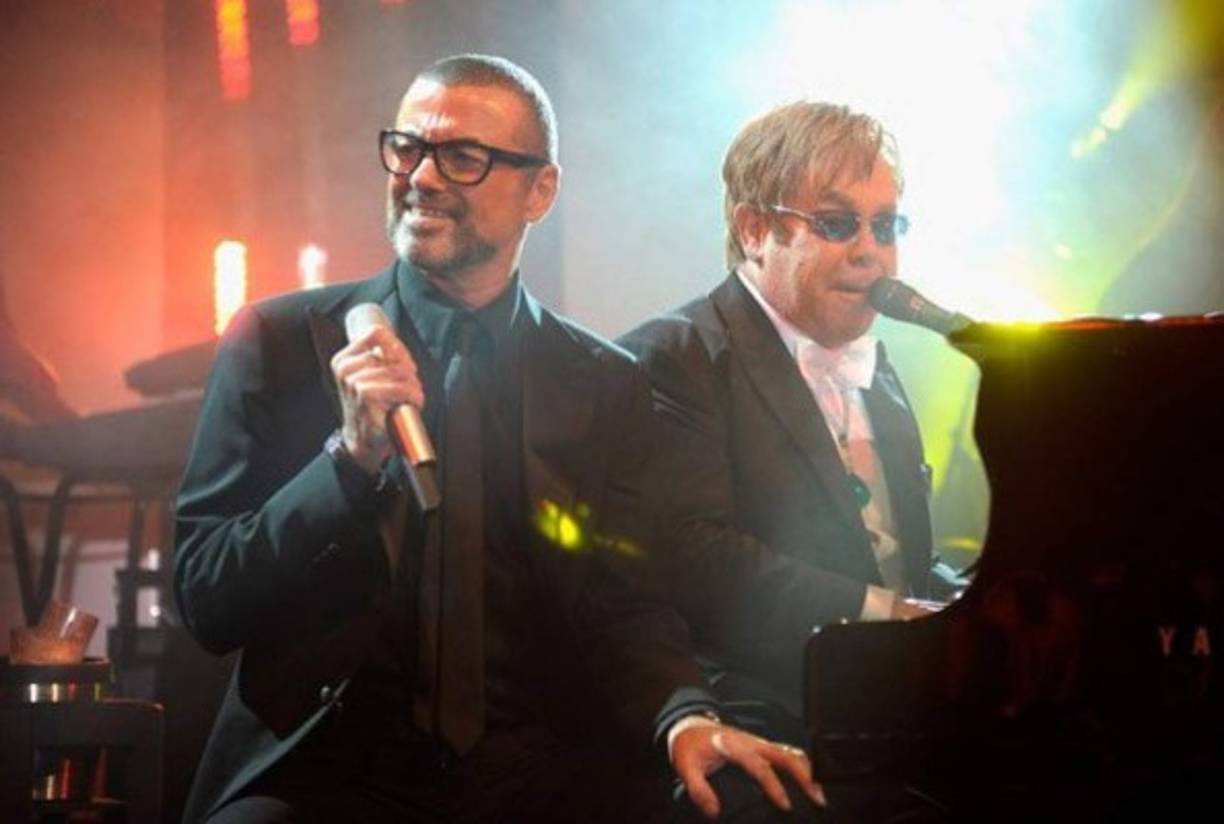 George Michael siempre tuvo una buena relación con su amigo el cantante Elton John.