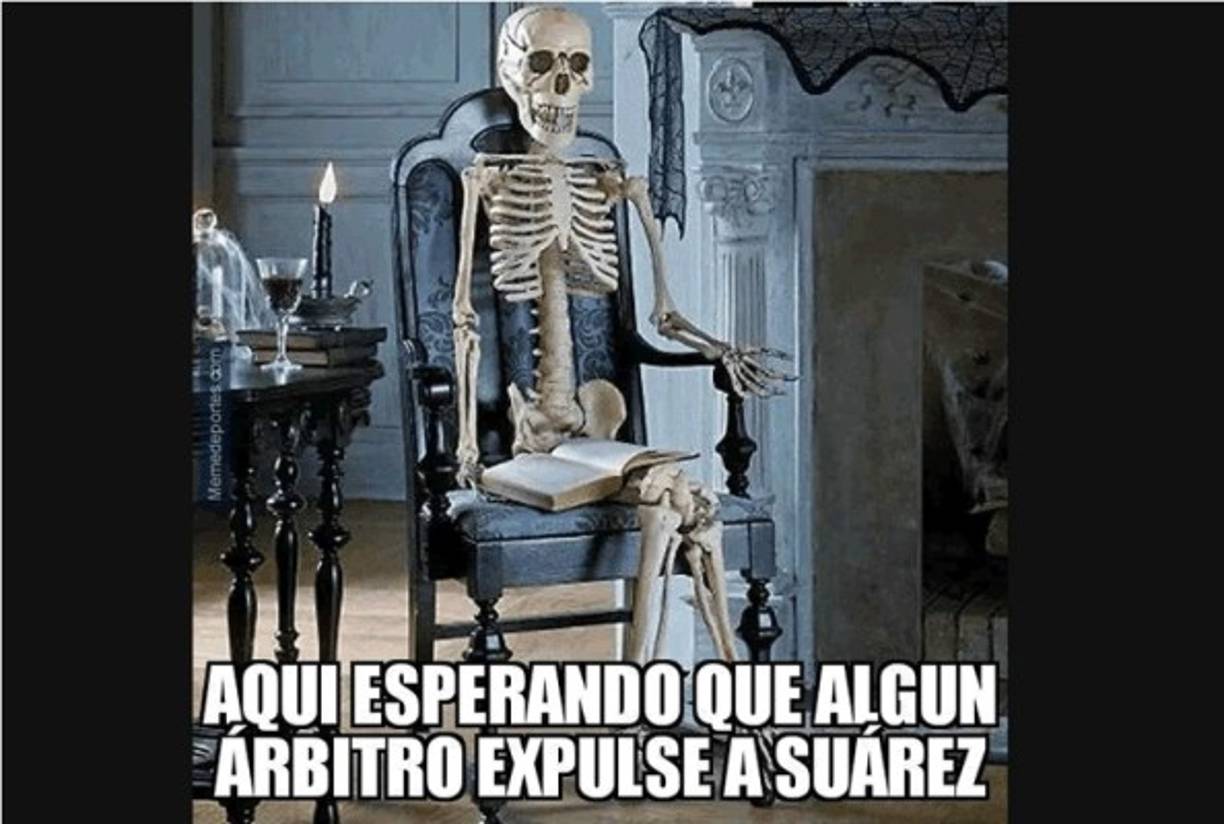 Meme de la temporada 2017/2018 - Segunda vuelta: Barcelona 2-2 Real Madrid.