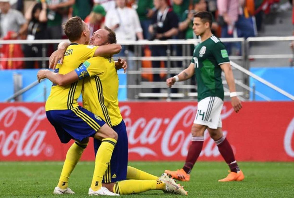 Suecia le pasó por encima a México y se quedó con el liderato del Grupo F