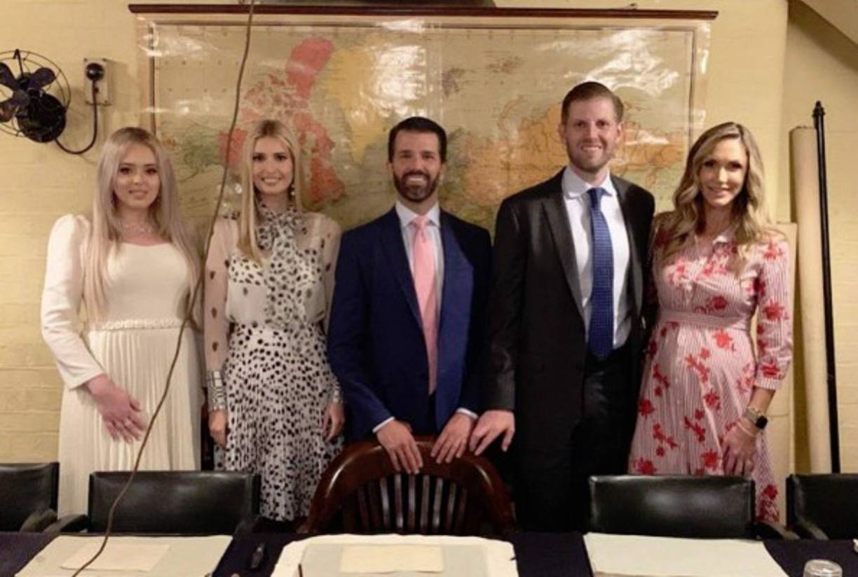 La última vez que los hijos del magnate se reunieron fue en Londres, durante la visita de Estado de Trump a la reina Isabel II.