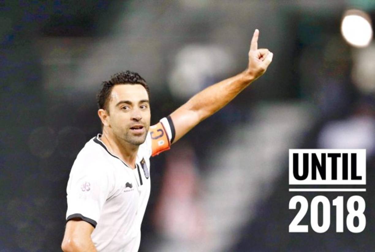 Xavi Hernández renueva con el Al-Sadd. El exjugador del Barcelona estará vinculado al conjunto catarí hasta 2018.