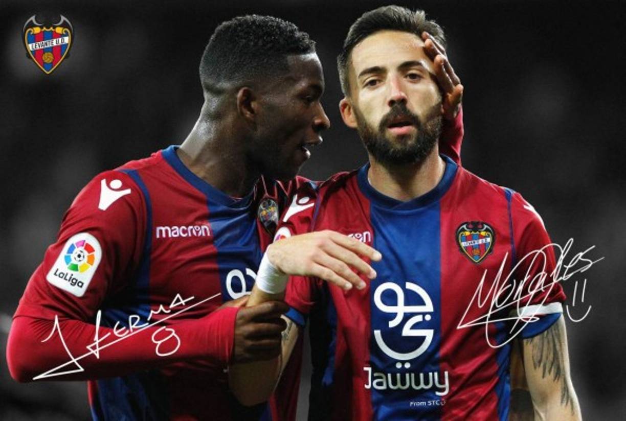 José Morales y Jefferson Lerma seguirán en el Levante. El español y el colombiano han ampliado su contrato con el club. El primero seguirá hasta junio de 2021 y el segundo, hasta el mismo mes de 2022. Foto Twitter Levante