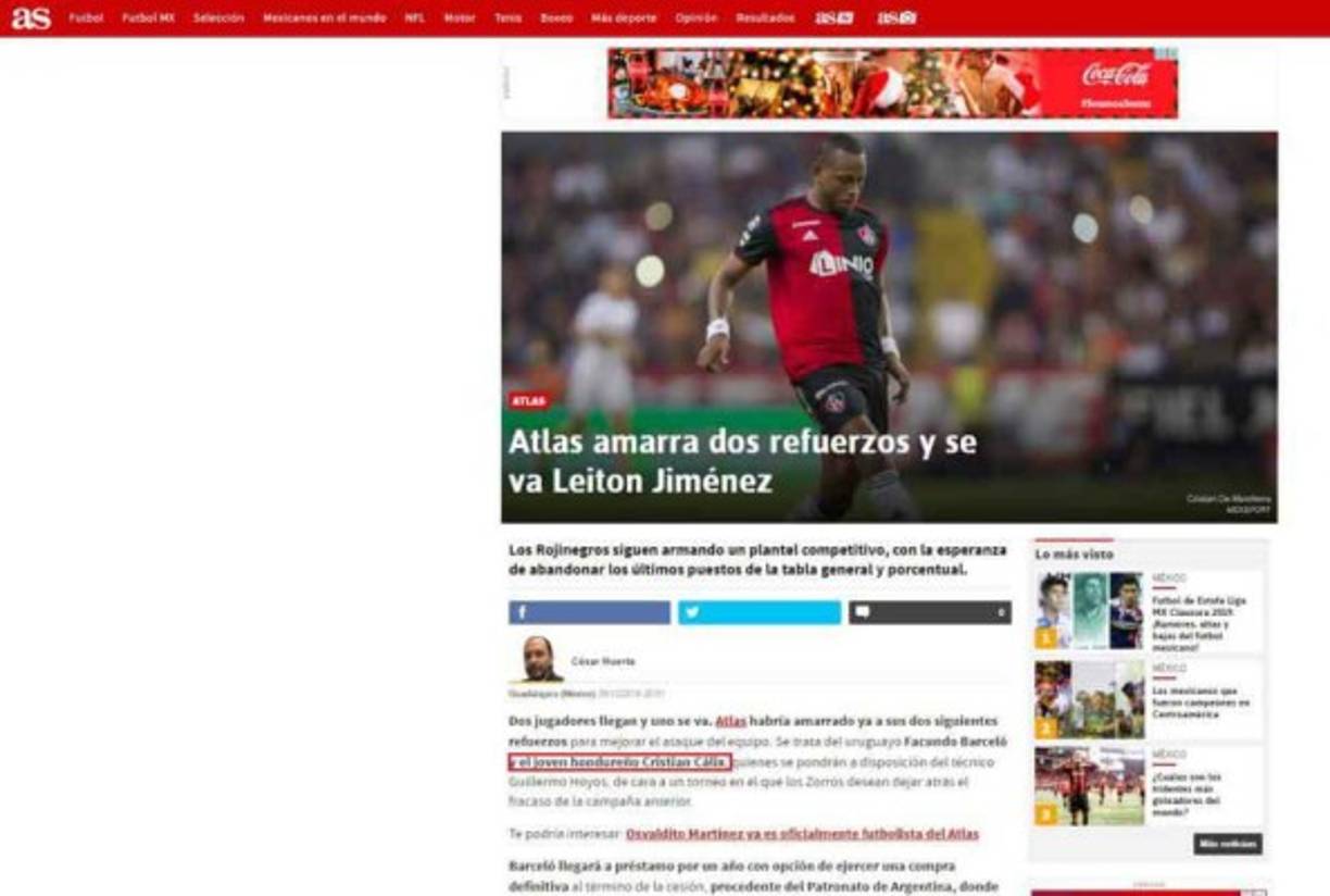 El jugador, de 19 años, negoció un fichaje como agente libre.