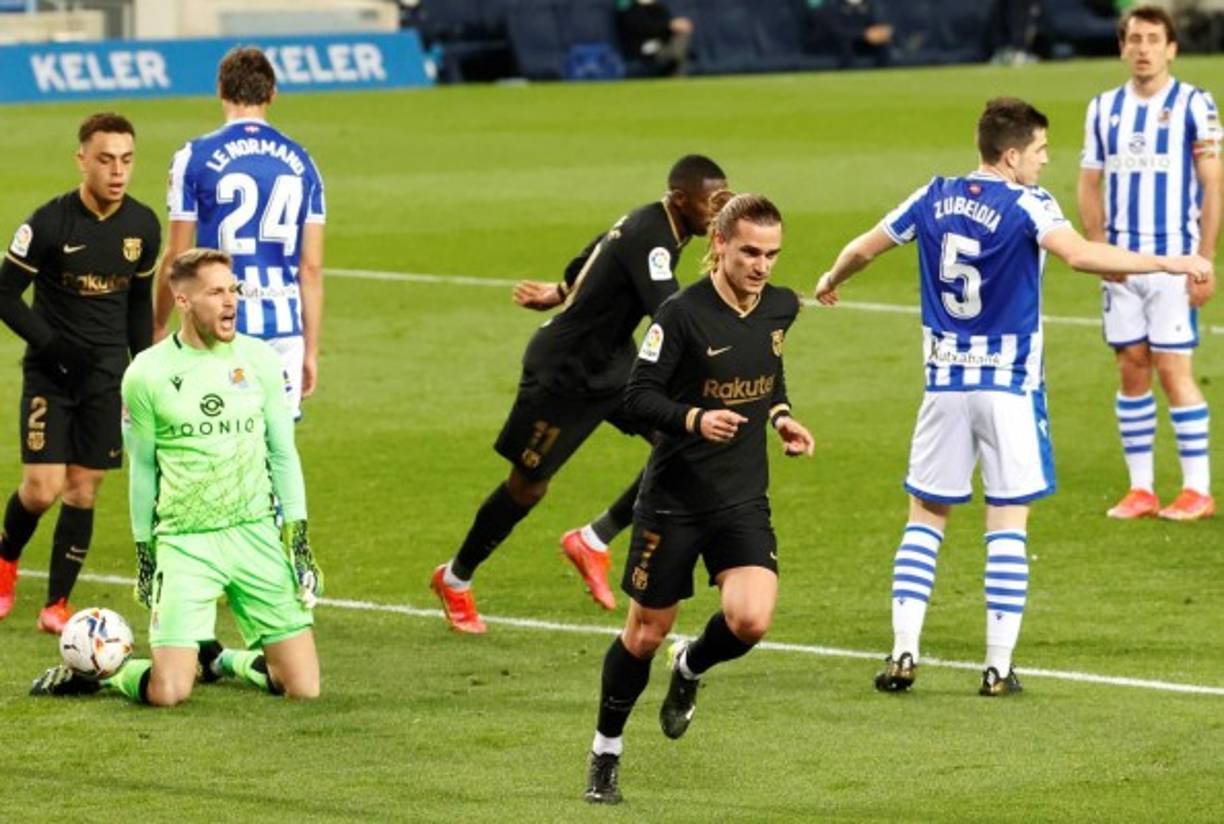 Antoine Griezmann llegó entre ‘bombos y platillos’ al FC Barcelona, sin embargo, no ha logrado cuajar en el equipo durante estas dos temporadas: lleva disputados 40 partidos, en los cuales anotó 14 goles y 11 asistencias en todas las competiciones. Foto EFE.