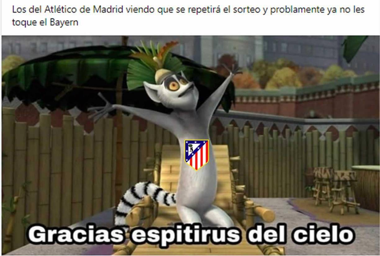 Los memes del sorteo repetido de octavos de Champions y burlas al Barça en la Europa League