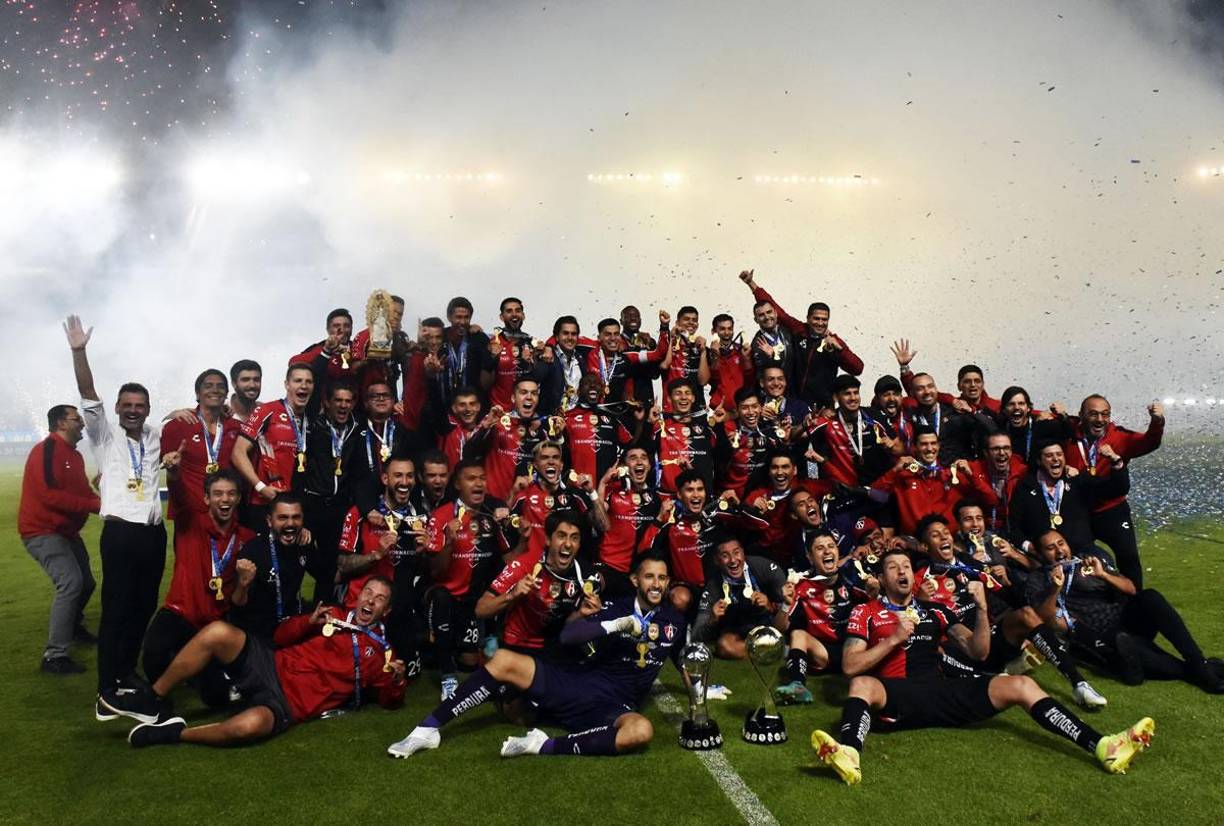 El Atlas de México: Es el bicampeón del fútbol mexicano y está clasificado a la próxima edición de la Liga de Campeones de Concacaf.