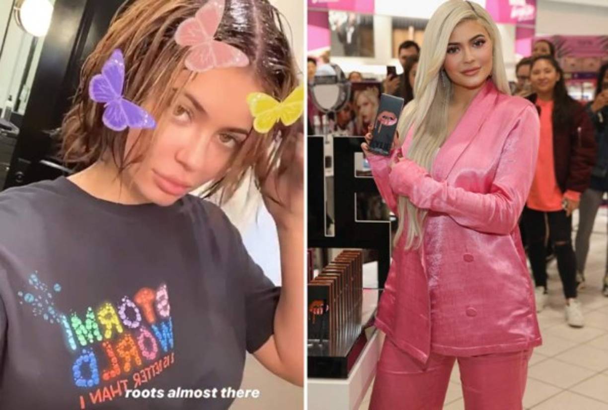 En imágenes publicadas en Instagram Stories, Kylie dejó ver su melena corta sin las extensiones que suele llevar para tener una melena envidiable. TE PUEDE INTERESAR: <a href='https://www.laprensa.hn/fotogalerias/farandula/1097525-411/la-transformacion-kylie-jenner-en-la-ultima-decada-antes-despues' style='color:red;text-decoration:underline' target='_blank'>La transformación de Kylie Jenner en la última década</a>