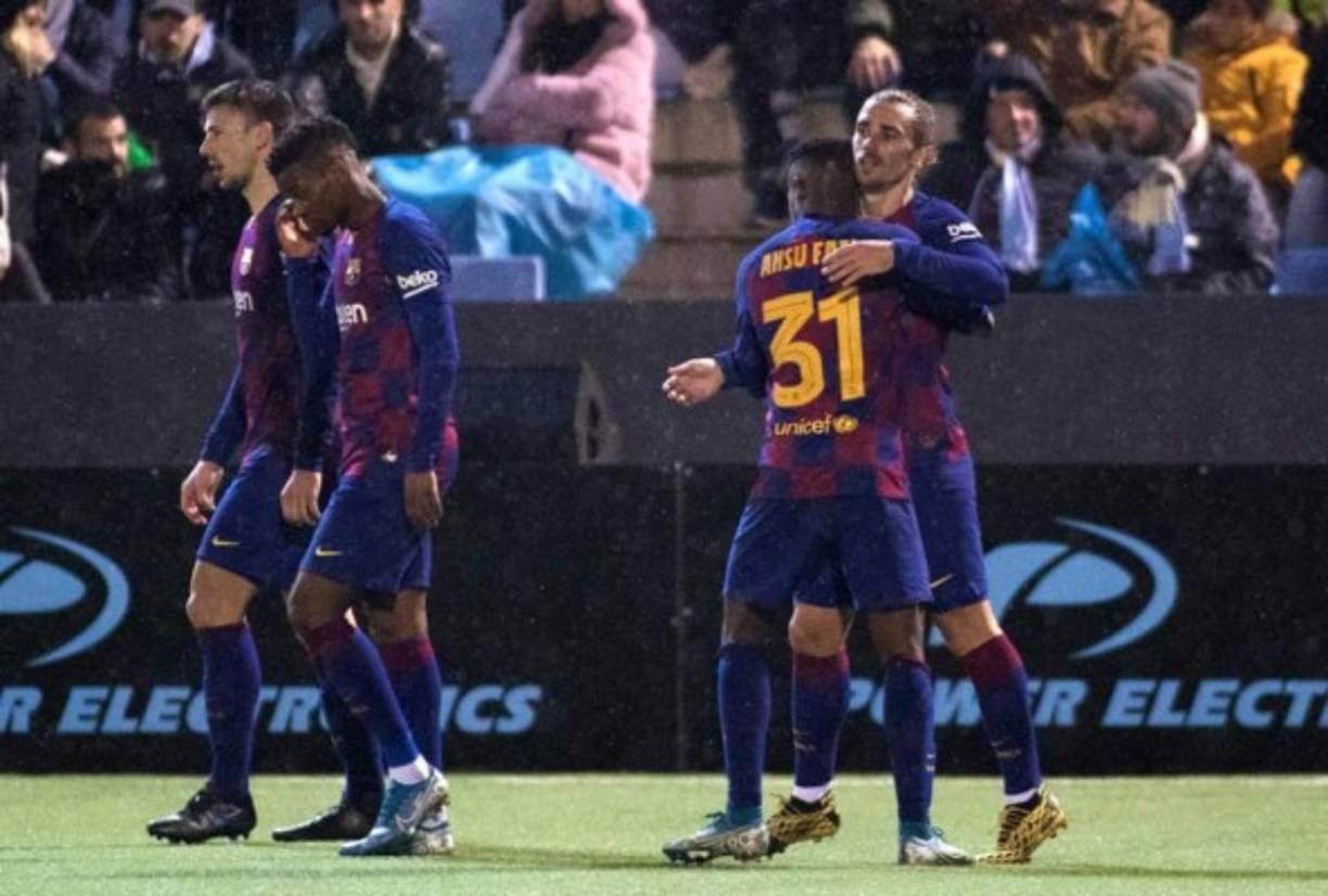 El francés rescató en Ibiza con un doblete en el tramo final de partido. El delantero francés, que actuó como delantero centro en los últimos minutos, demostró que puede actuar como reemplazo de Luis Suárez en la punta de ataque.