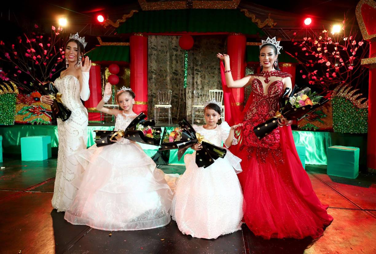 Kiara Zablah y Angie Torres son las reinas de la Feria de La Ceiba