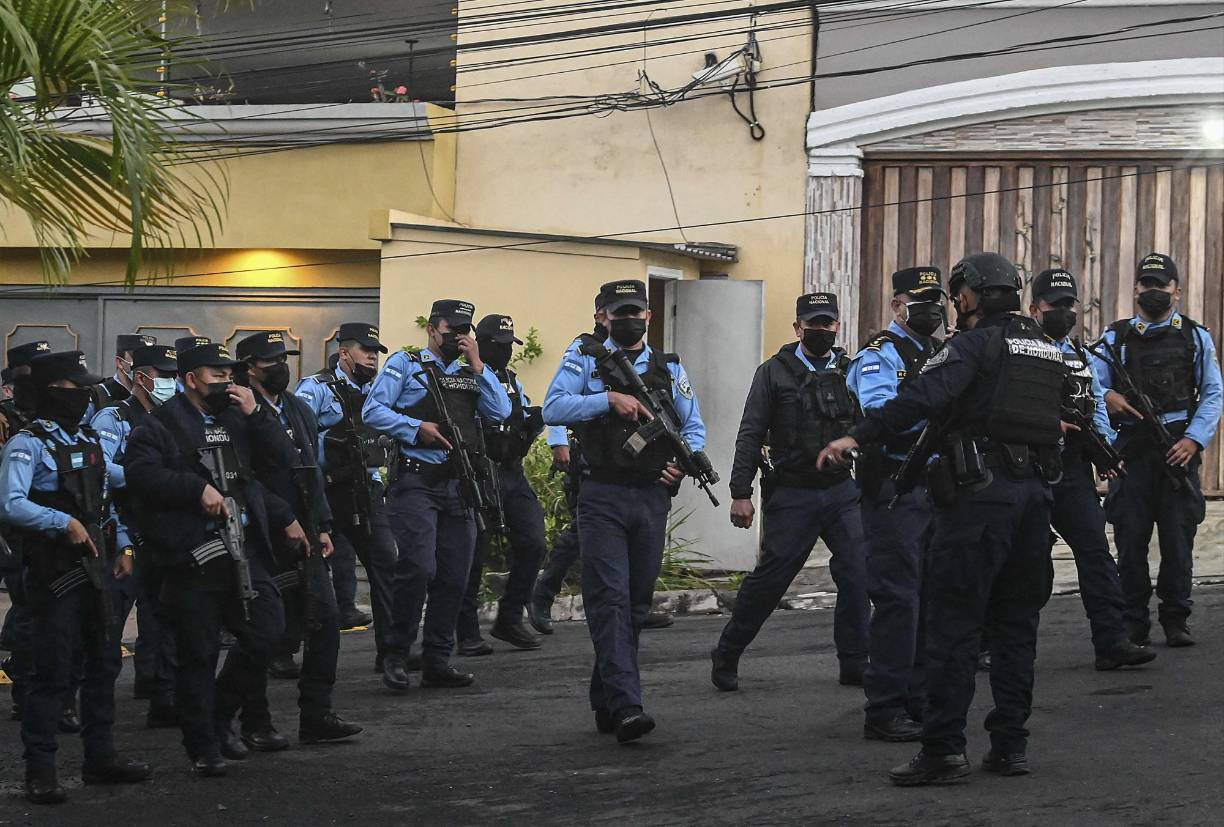 Fotos inéditas de la captura de Juan Orlando Hernández