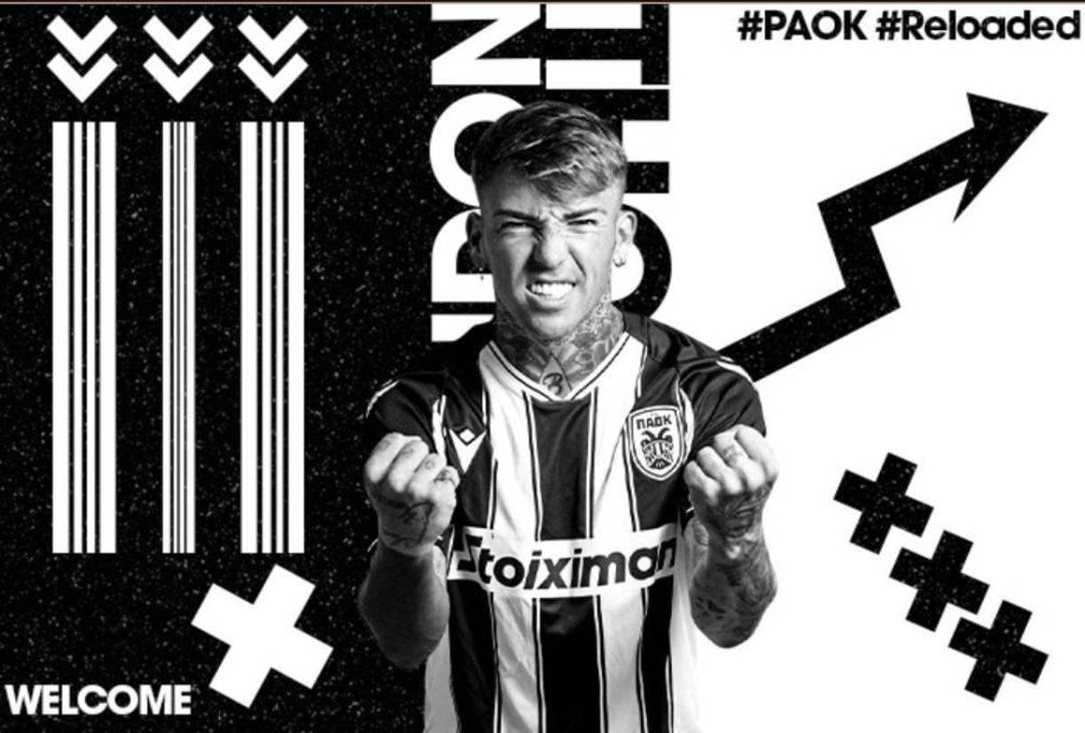 OFICIAL: El delantero español Brandon Thomas ha fichado por el PAOK de Salónica, tras quedar libre en el Málaga, anunció este jueves el club griego. Brandon, de 27 años, ha firmado un contrato hasta junio de 2023 con opción para otra temporada.