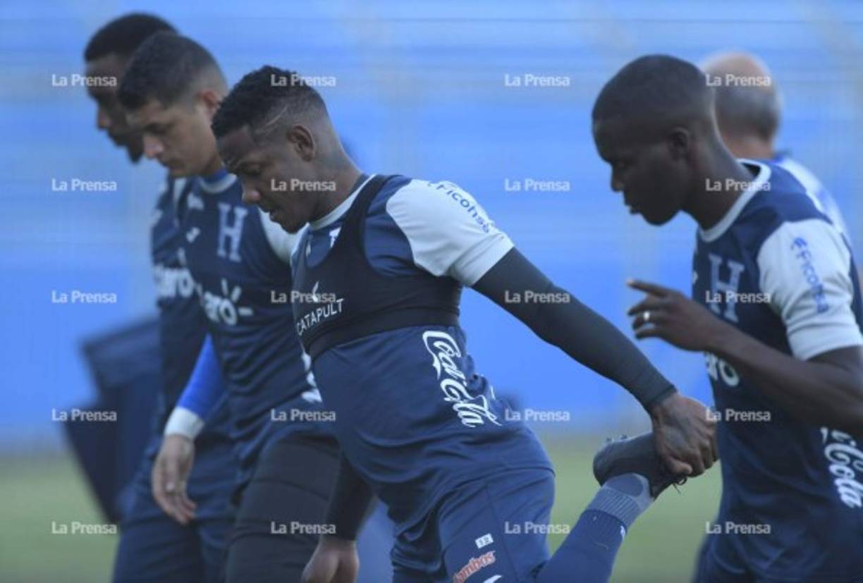 Los seleccionados hondureños se han mostrado concentrados en cada entreno de la Bicolor.