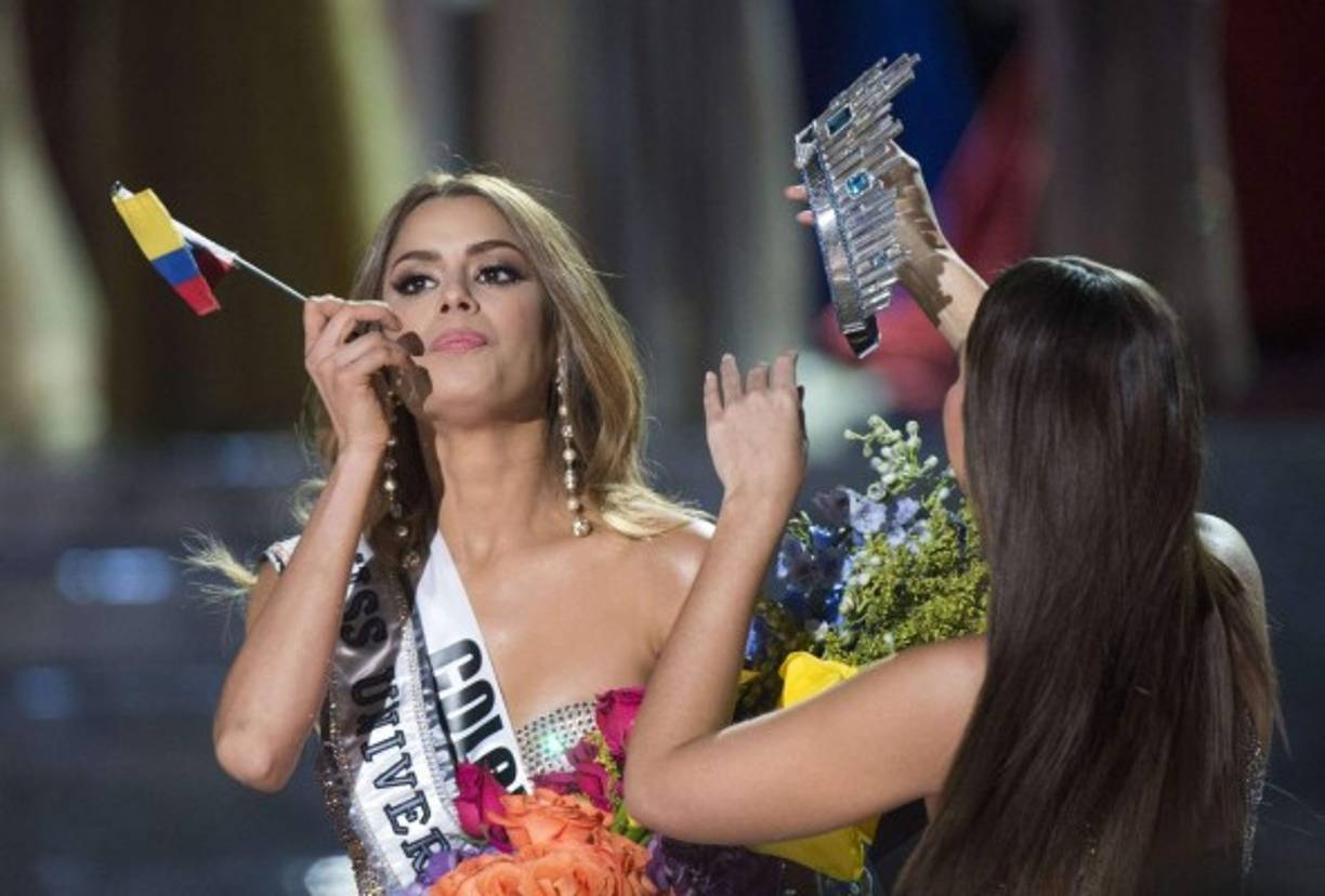 La colombiana lloró.