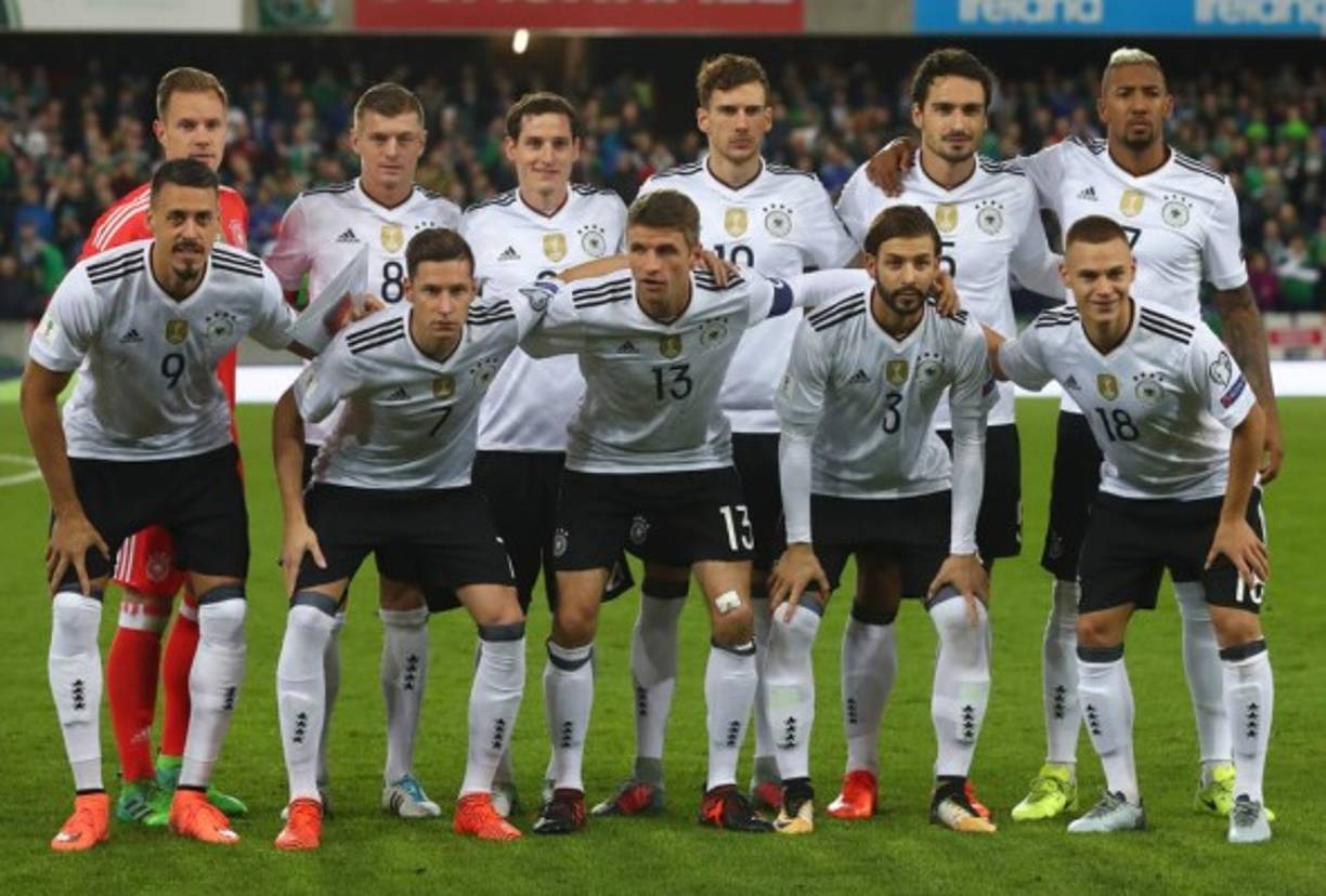 Alemania defenderá en Rusia 2018 el título de campeona mundial que conquistó por cuarta vez en Brasil 2014. La cita rusa será su 19ª participación en una Copa Mundial de la FIFA.