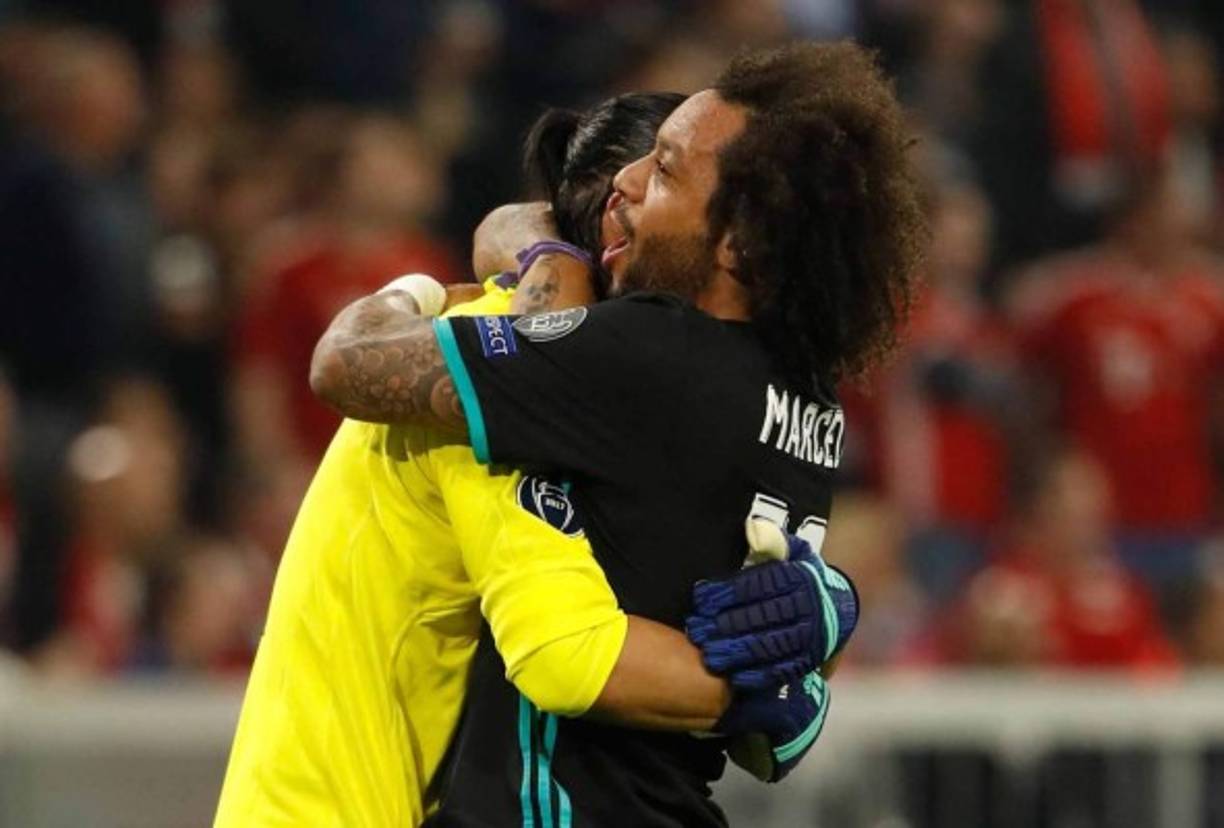Marcelo le dio tremendo apoyo moral a Keylor Navas.