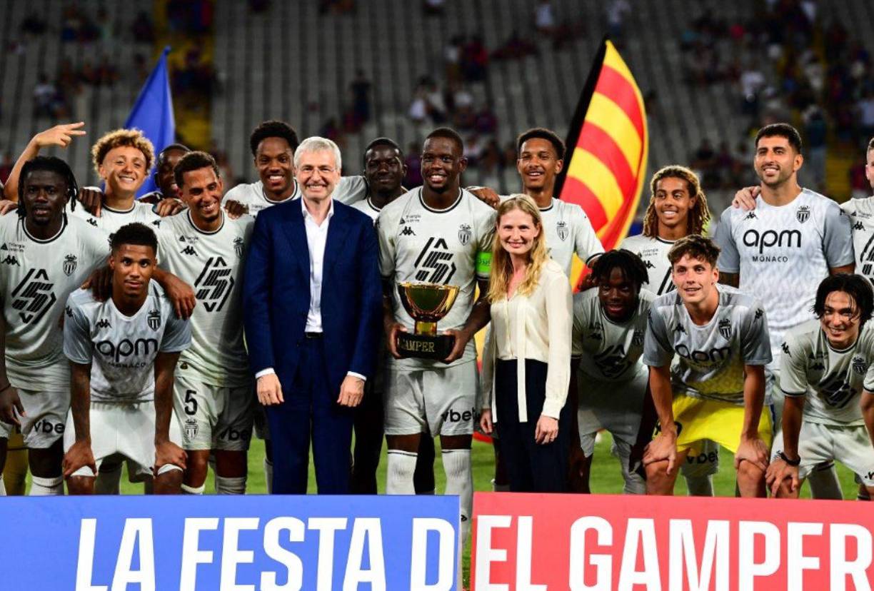 El AS Mónaco de Francia le pasó por encima al FC Barcelona en territorio español en una nueva edición del Joan Gamper.