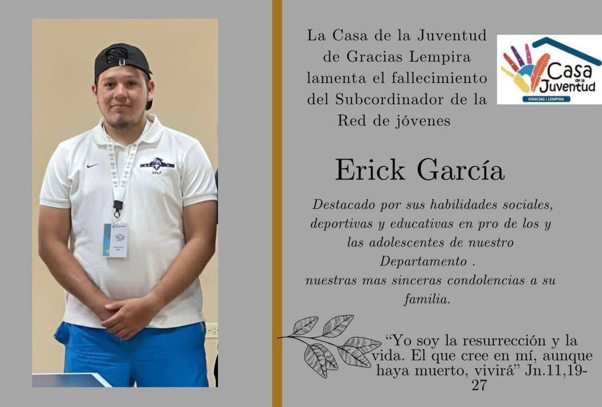 La organización lamentó la muerte del joven, quien era muy querido en la zona por sus habilidades sociales, deportivas y educativas. 