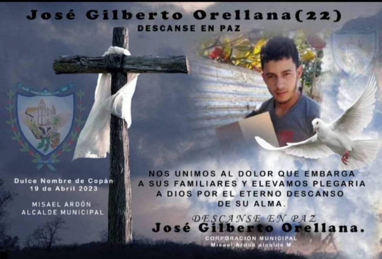 José Gilberto Orellana de 22 años.