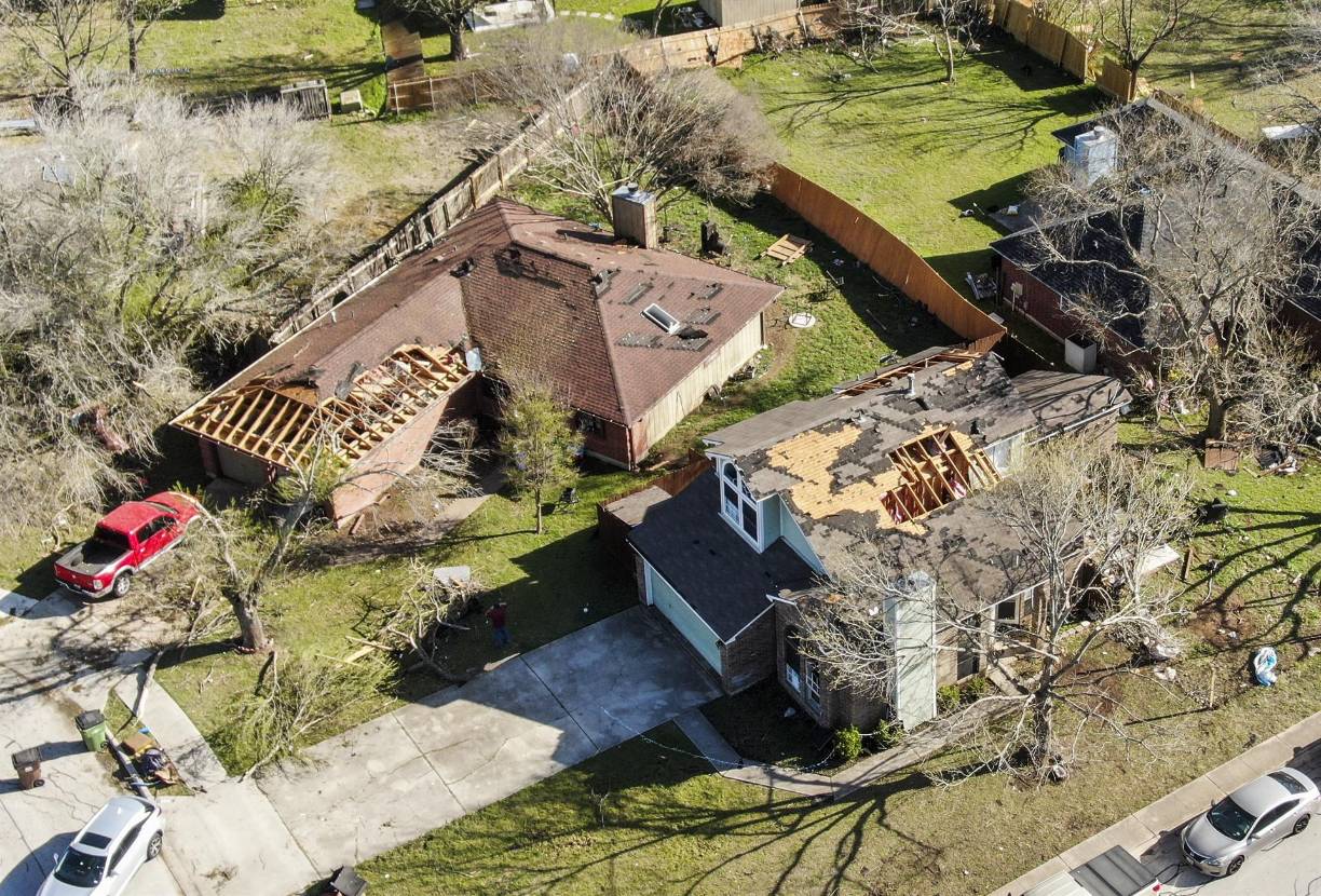 Tornados dejan un muerto y gran devastación en Nueva Orleans y Texas