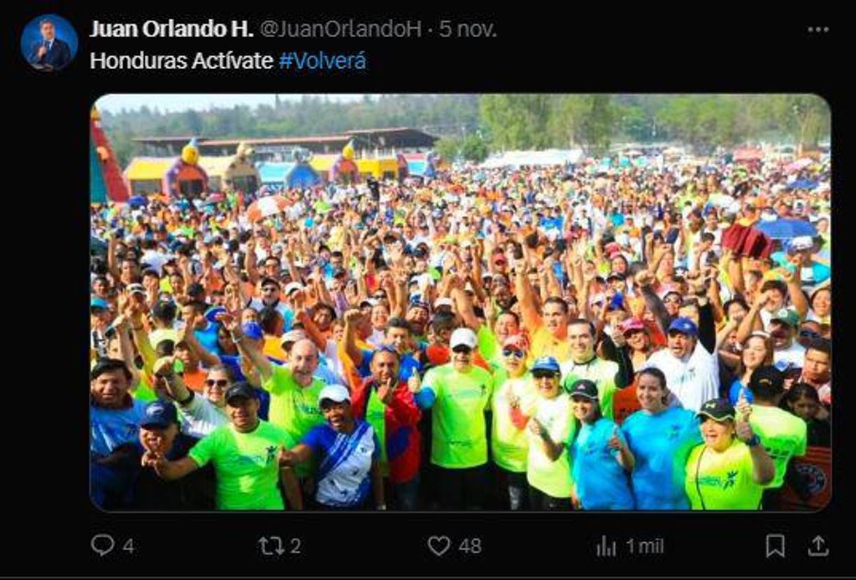 La cuenta de X de Hernández, inactiva desde febrero de 2022, ha vuelto a publicar contenido.