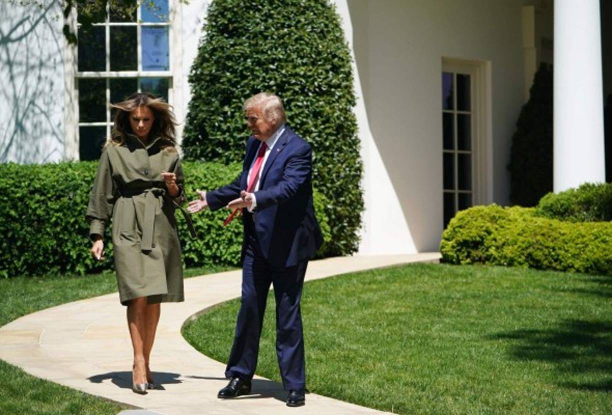 Melania se sometió junto al presidente estadounidense, Donald Trump, a una prueba de coronavirus en marzo pasado tras haber estado en contacto con varios miembros de la delegación brasileña que dieron positivo al Covid 19 durante una visita de Jair Bolsonaro a la Casa Blanca.