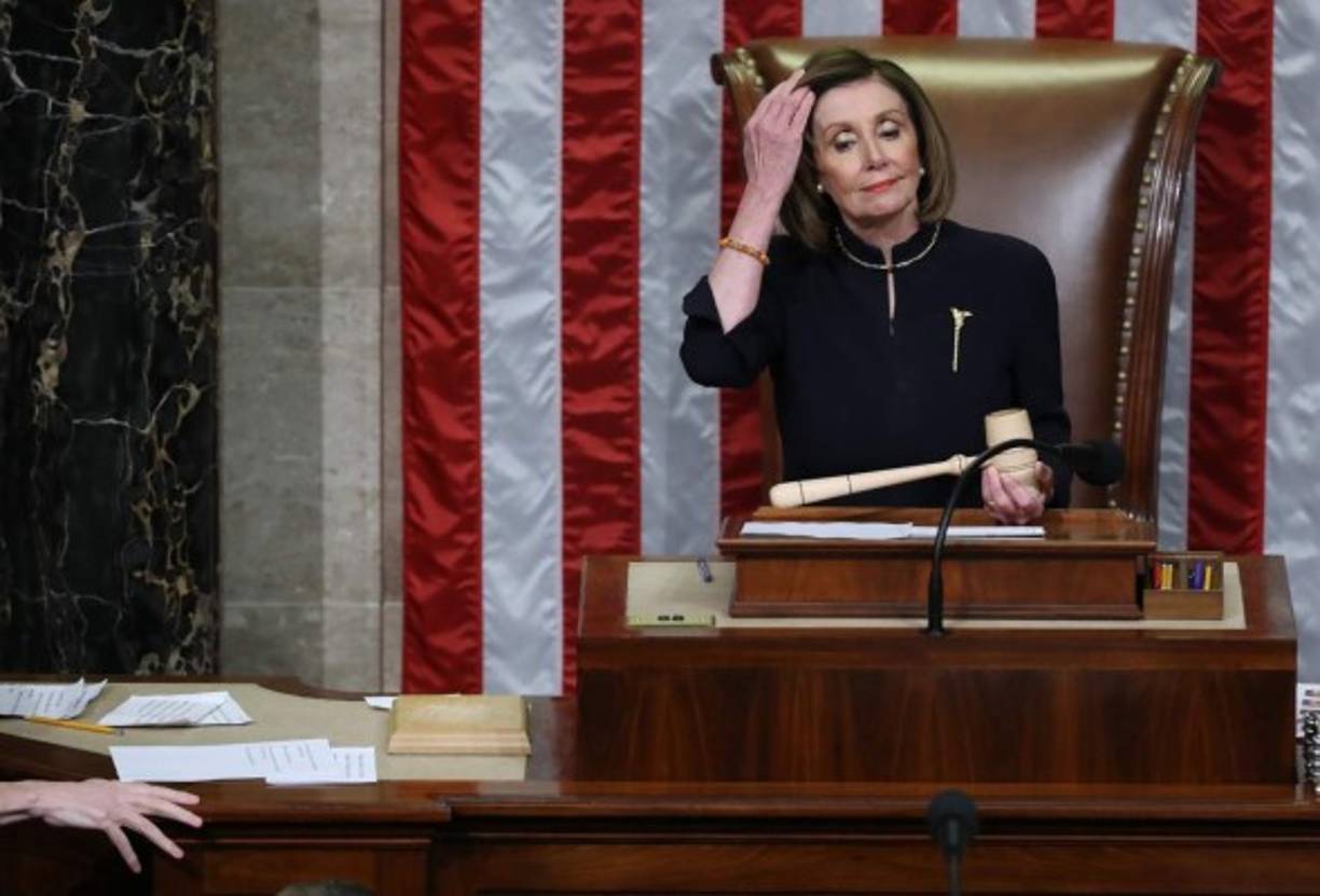 Trump acusó a Pelosi el martes pasado de 'minar la democracia' del país con el proceso de juicio político en su contra, que tildó de 'golpe de Estado'.