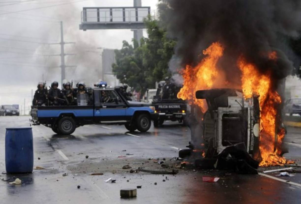 Las protestas contra el Gobierno iniciaron el 18 de abril contra una fallida reforma a la seguridad social, que derivó en una demanda política para la salida del poder del presidente Daniel Ortega y su esposa y vicepresidenta, Rosario Murillo.