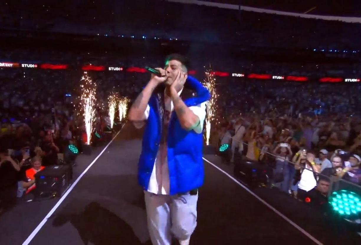 El rapero y compositor argentino Duki también formó parte de los artistas que se presentaron en la Velada del Año 3 de Ibai Llanos.