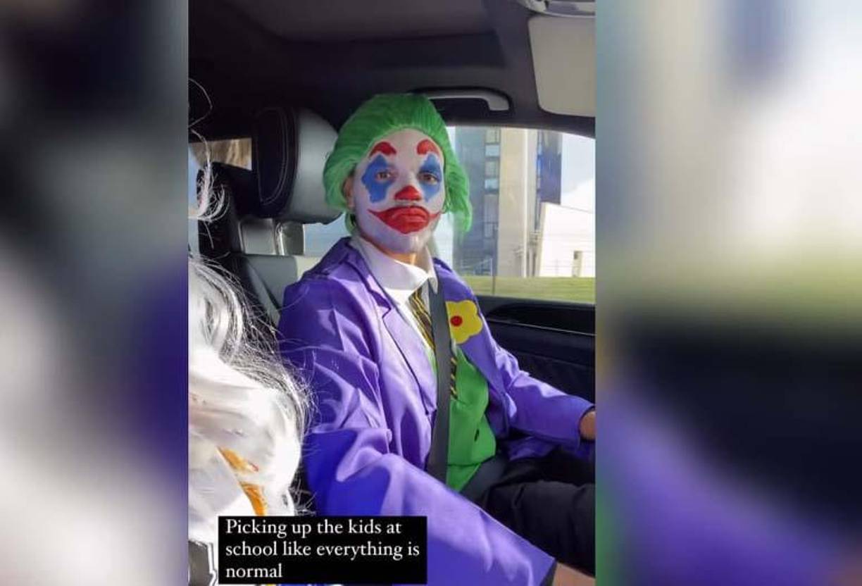 Martín Braithwaite fue cuestionado por algunos aficionados del FC Barcelona ya que estuvo celebrando Halloween en el momento que el equipo culé la pasa mal.