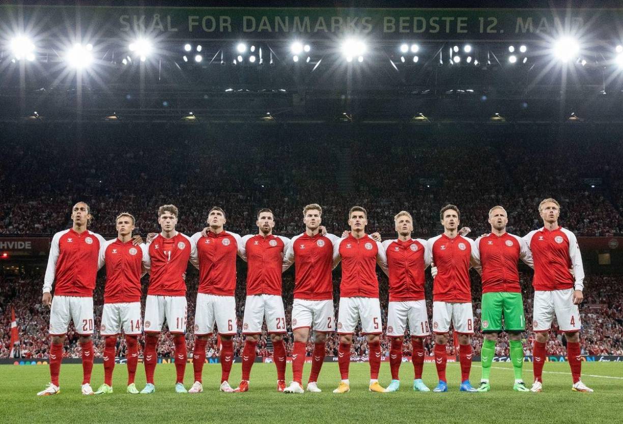 Dinamarca - La selección danesa disputará su sexta Copa del Mundo y se apunta como uno de los animadores del certamen, luego de mostrar un gran nivel futbolístico en las eliminatorias a Qatar 2022 y también en la última Eurocopa 2021. Además, en Rusia 2018 llegaron hasta octavos de final.