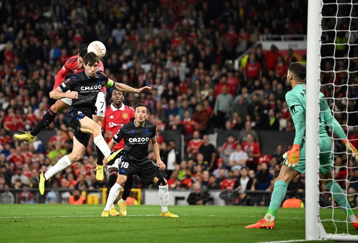 Cristiano Ronaldo estuvo activo durante el partido, pero poco o nada pudo brillar.