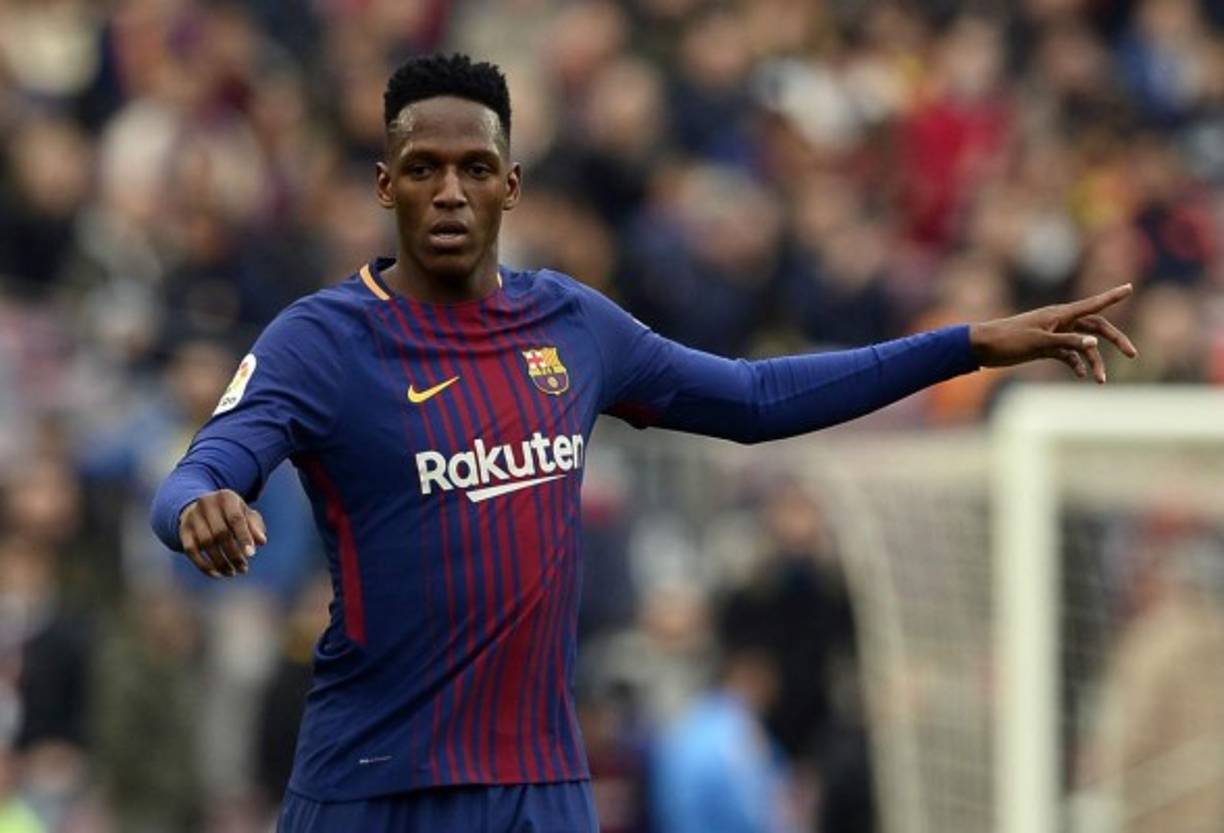 Con el propósito de que Yerry Mina se adapte al fútbol español y al sistema táctico del Barça, el club azulgrana planea cederlo en calidad de préstamo. Según Sport, tres clubes españoles han preguntado por la situación del colombiano: Villarreal CF, Valencia CF y RC Celta de Vigo. Foto AFP