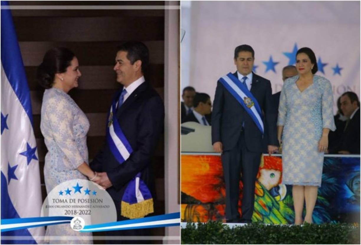 Glamour y sobriedad lució Ana García de Hernández