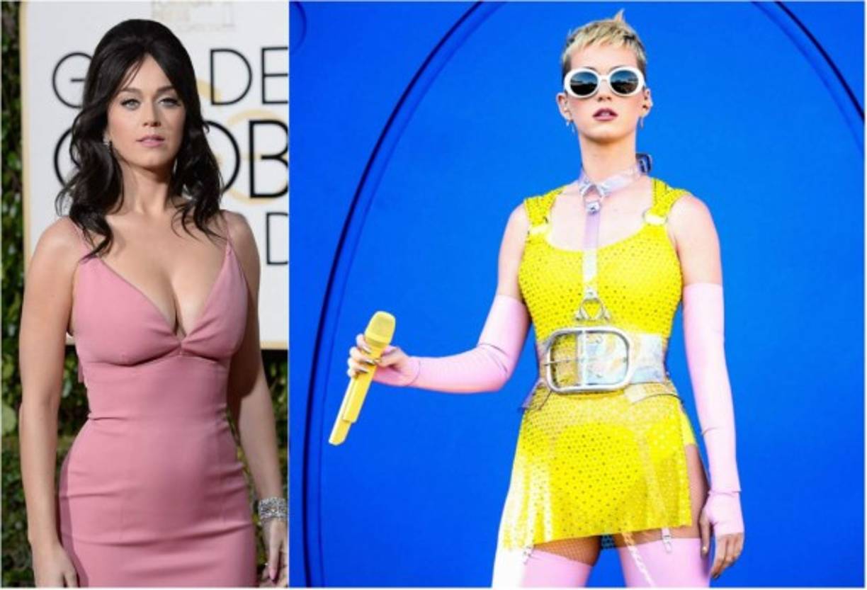 1. La cantante estadounidense Katy Perry. La intérprete de 'Roar' es hija de pastores evangélicos. Creció 'en un ambiente 100% cristiano', según reveló ella misma en su película biográfica 'Part of Me'. Katherine Hudson, su nombre de nacimiento, comenzó cantando en su Iglesia, sin embargo, tras el fracaso de su primer álbum gospel abandonó su religión y se mudó a California a los 17 años de edad para perseguir una carrera en la industria musical. Perry alcanzó el éxito y se ha convertido en una de las cantantes más populares con millones de discos vendidos desde que triunfara su primer single 'I kissed a girl' en 2008.