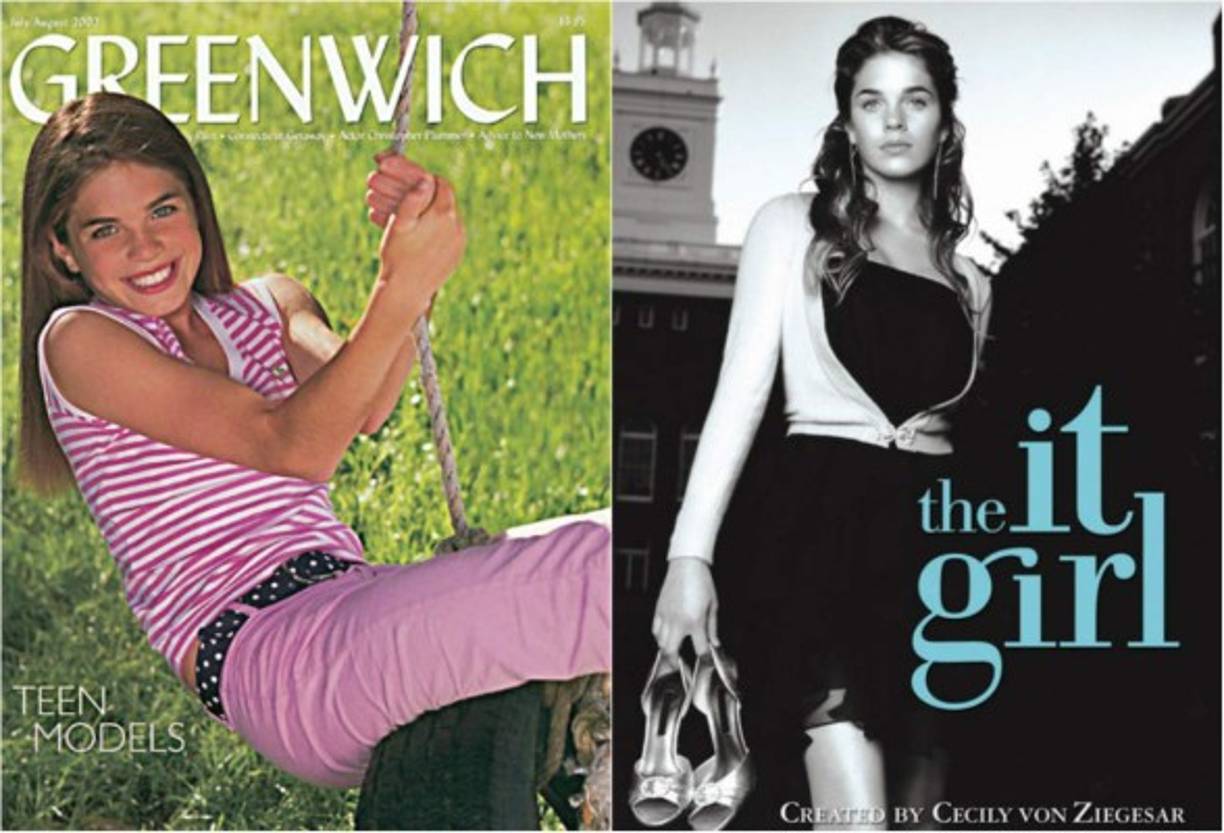 Su belleza la llevó desde muy corta edad a aparecer en las portada de varias revistas locales.