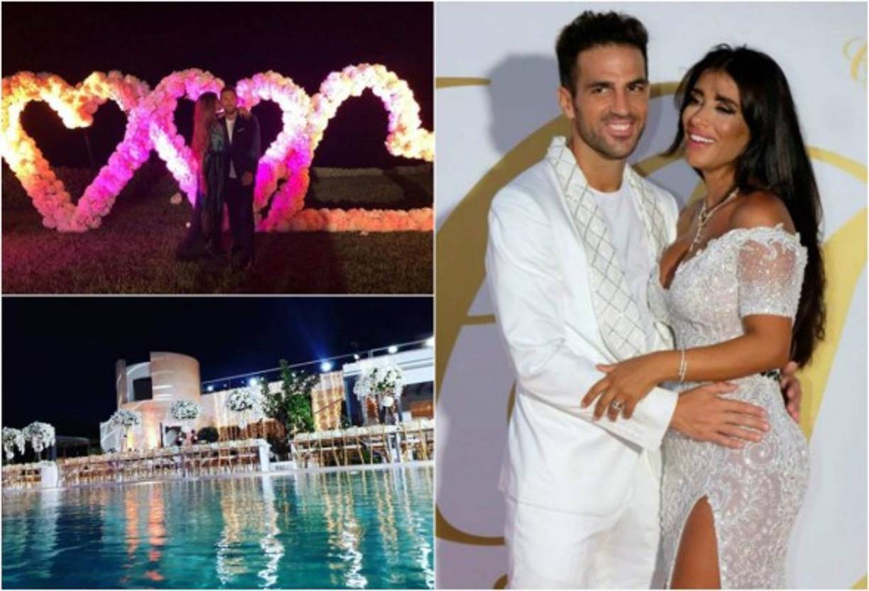 El futbolista del Chelsea Cesc Fábregas y su esposa Daniella Semaan, eligieron una isla para celebrar una vez más su amor.