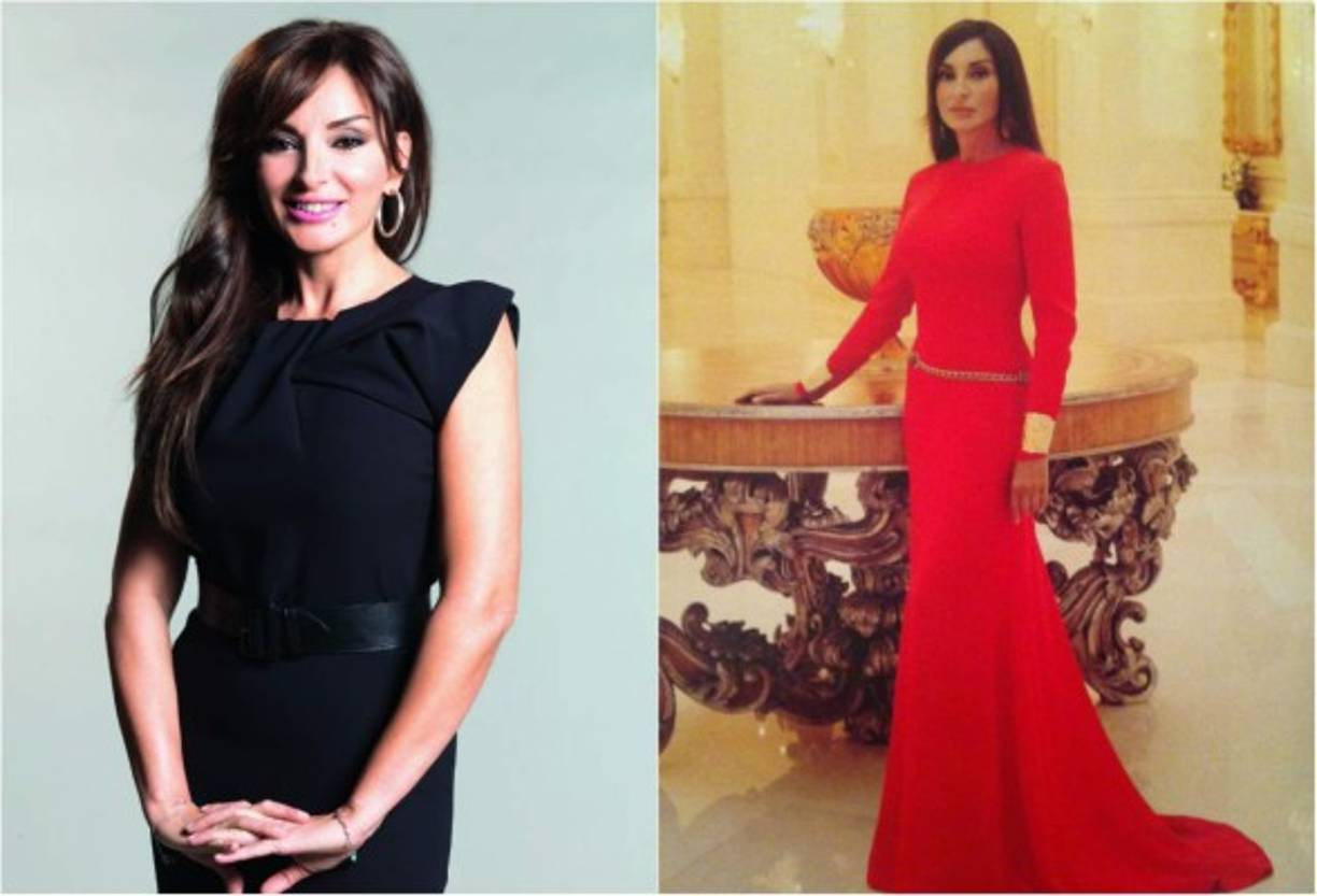 La princesa Mehriban Aliyeva de Azerbaijan.