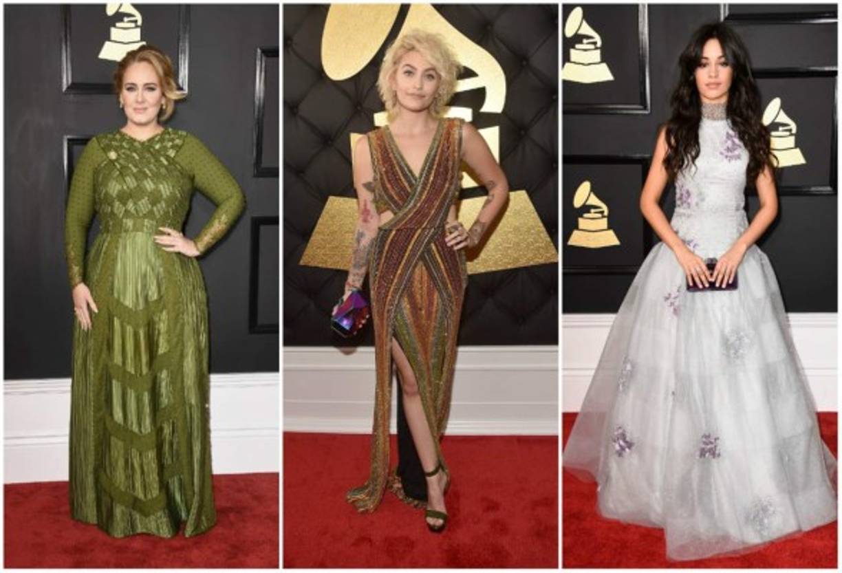 La cantante Adele, la actriz Paris Jackson y la cantante Camila Cabello