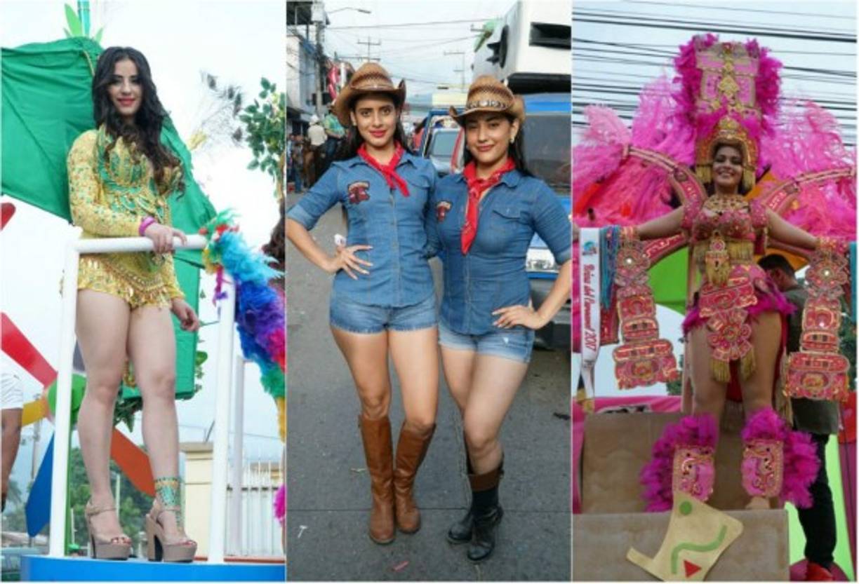 La belleza de las hondureñas siempre resalta en las ferias.