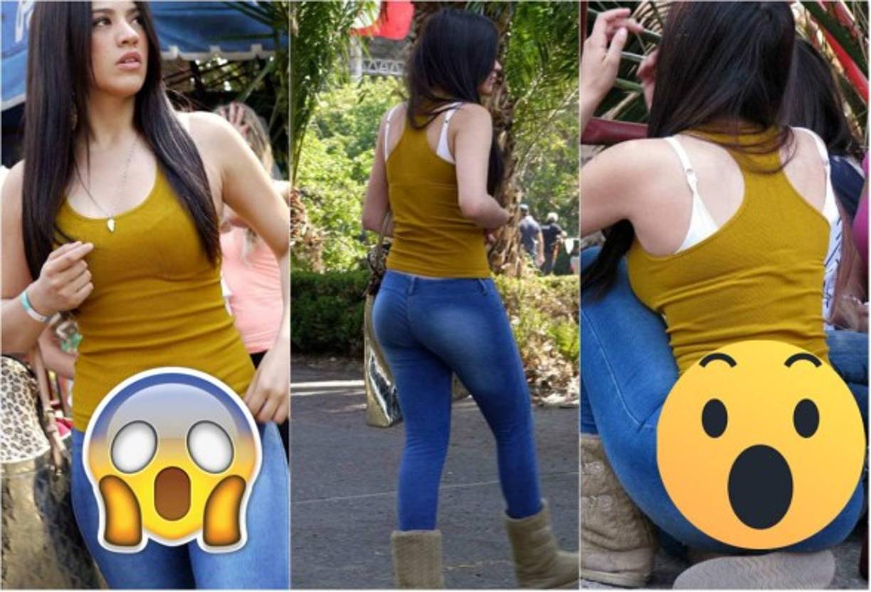 La joven ha causado furor en redes sociales por usar una tanga con forma de gatito.