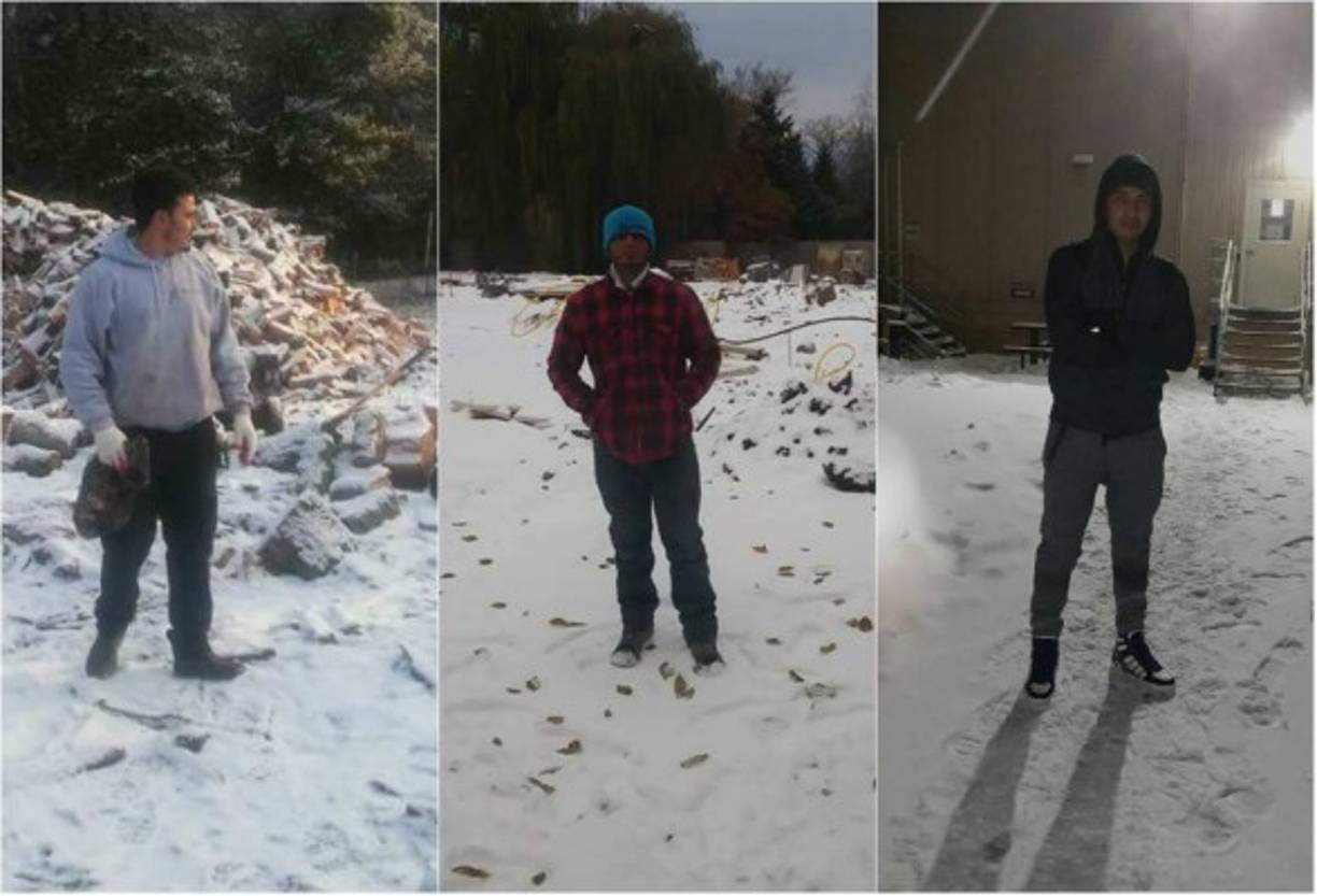 Los hondureños en Estados Unidos iniciaron el 2018 trabajando, pese a la ola de frío que bate récords históricos en ese país.