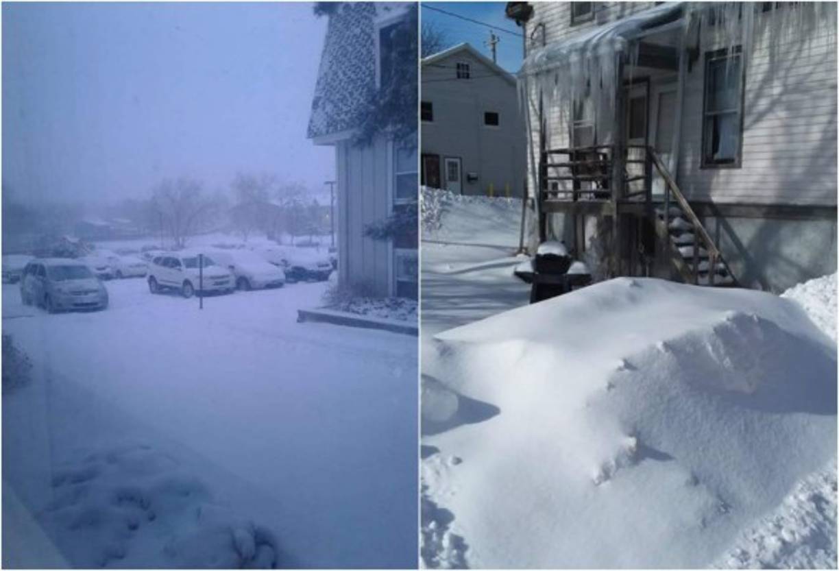 Una ola de frío extremo congeló el medio oeste de EEUU este miércoles. Hondureños compartieron imágenes con Diario LA PRENSA de la peor ola de frío con las temperaturas más extremas que están viviendo.