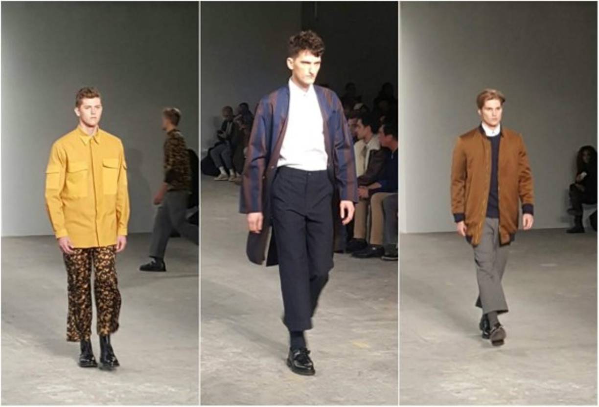 El diseñador hondureño Carlos Campos presentó este martes en New York su colección otoño invierno.