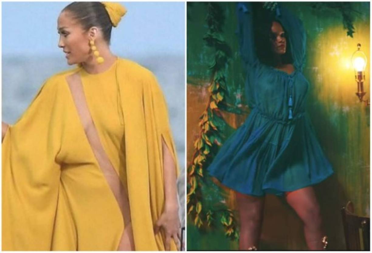 Jennifer López está en proceso de grabación de su nuevo videoclip “Ni Tú, Ni Yo”, mientras que Rihanna ha estrenado un sencillo y no solo eso, viene acompañado de nuevo video: Wild Thoughts.<br/><br/>Ambas artistas han cautivado a sus fans porque han grabado sin ropa interior.<br/>