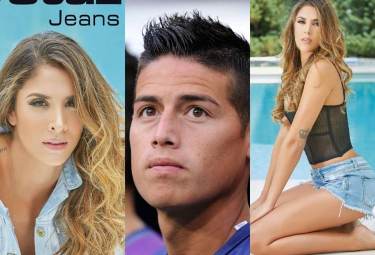 Daniela Ospina, esposa del colombiano James Rodríguez, ha debutado como modelo profesional y ya genera polémica por su accionar.