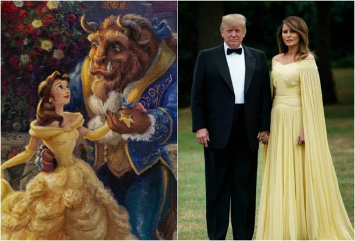 Tras difundirse las imágenes de la recepción, las comparaciones no se hicieron esperar en Twitter.