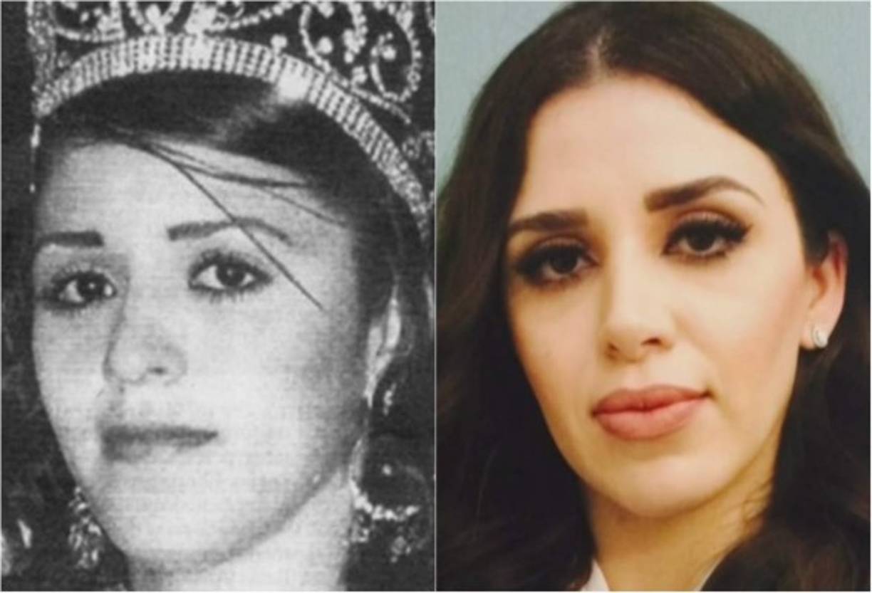 Emma Coronel, una exreina de belleza de 26 años convertida en la esposa del narcotraficante más poderoso del mundo sale del anonimato para abogar por los derechos humano de Joaquín 'El Chapo' Guzmán. Fotos: Univisión y Telemundo.