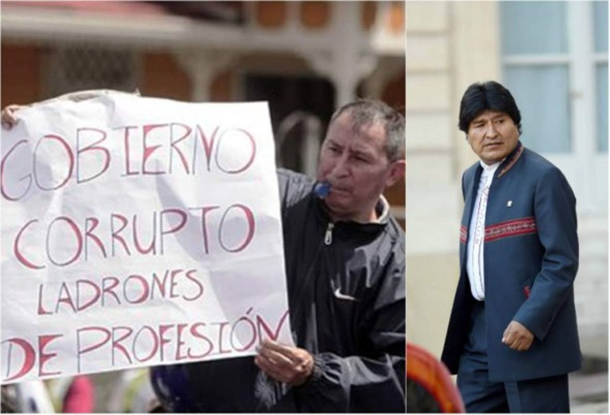 En el segundo puesto de los países de la región más afectados por la corrupción se encuentra Bolivia.