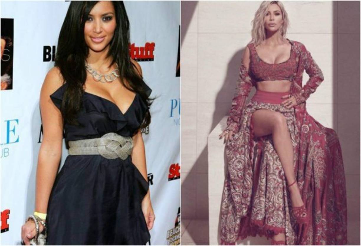 Kim ha pasado por el quirófano y trabajado muy duro en el gimnasio para lograr su físico.